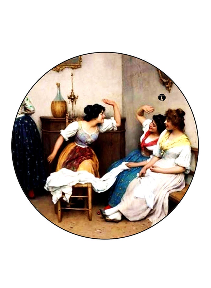 RKN Vintage Art Printed Fridge Magnet Multicolour - Image 1