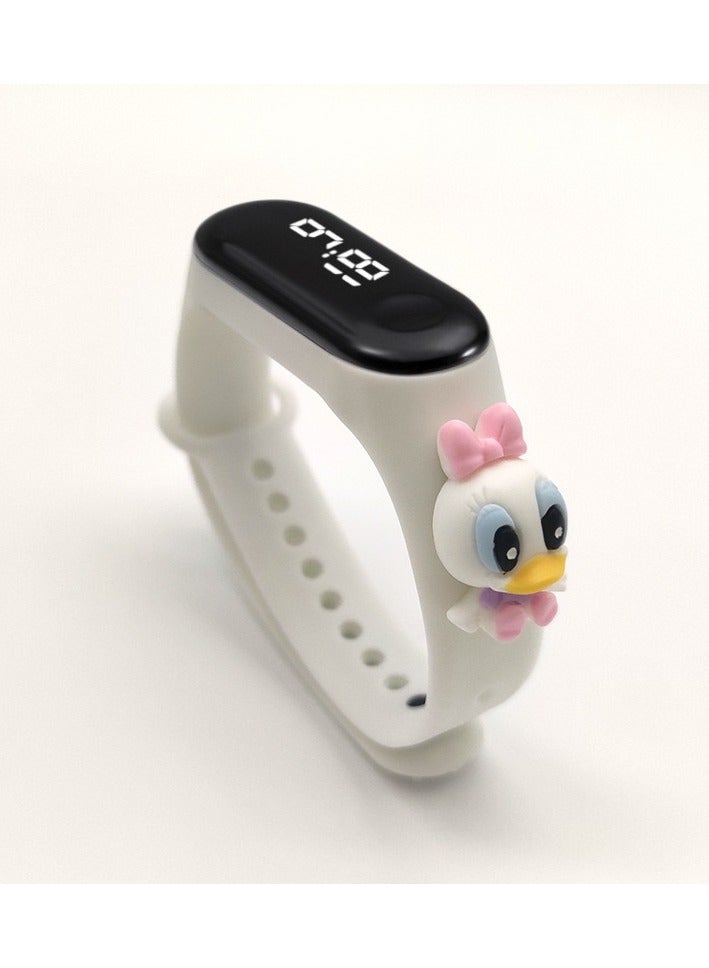 Manhua M3 Cartoon Children's Bracelet LED Electronic Waterproof Touch Watch Children's Gift  - Image 1