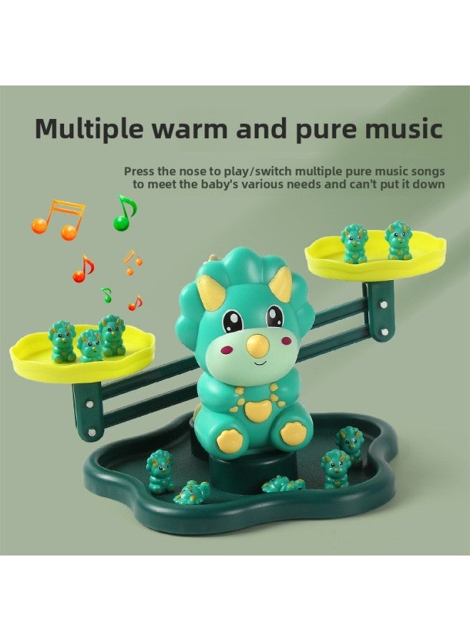 Children's Early Education Voice Libra Dinosaur Monkey Music Math Educational Toys Kindergarten Teaching Aids Games Cross Border-Color:Meng Fun Monkey Balance English Version - Image 4