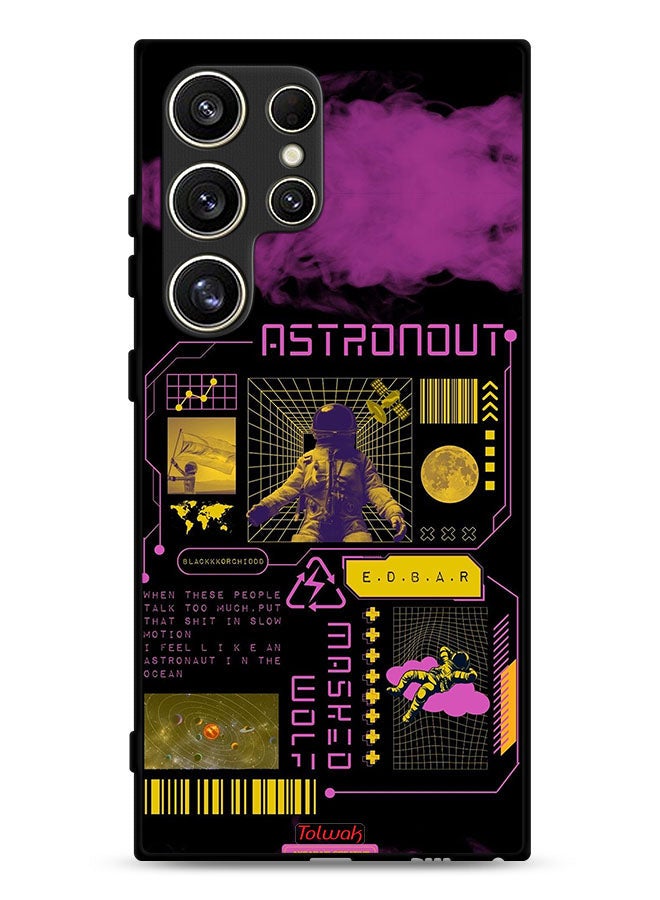 Tolwak Samsung Galaxy S24 Ultra 5G Protective Case Cover Astronaut Sticker - Image 1