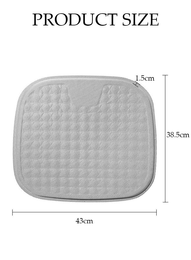 DUNISO Gel Seat Cushion for Car, Cooling Seat Cushion for Long Sitting, Breathable Chair Pad for Office Chair, Desk Chair, Wheelchair High-elastic Seat Cover for Tailbone Pain Relief - Image 2