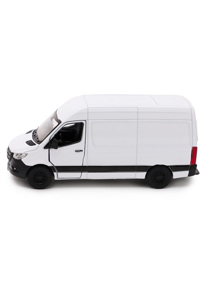 Toyland تويلاند® فان سبراينتر أبيض مقاس 12 سم مع أبواب تفتح وتغلق - سيارات ألعاب - مقياس 1:48 - Image 1