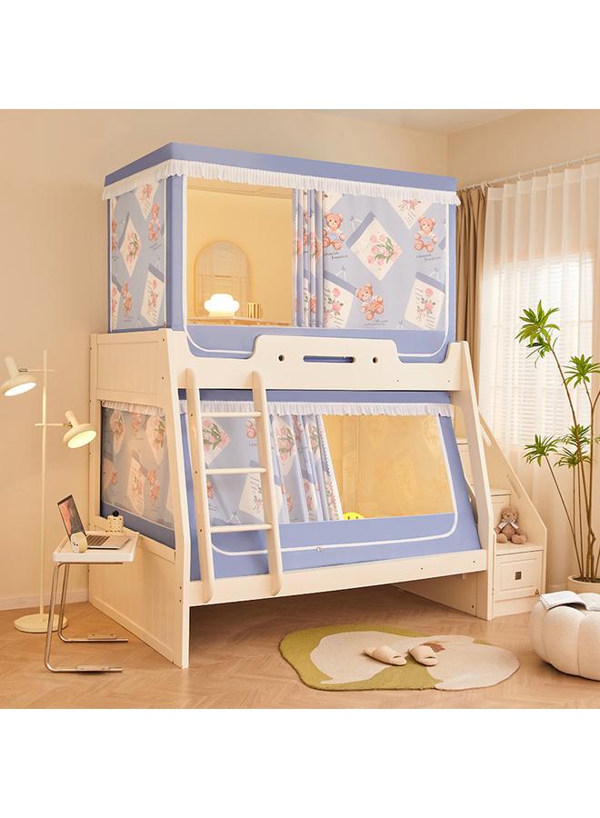 Bluejw Class A Maternal And Infant Grade Upper And Lower Bed Mosquito Net Bed Bed Mosquito Net Bookshelf Student Dormitory Shading Mosquito Net High Telescopic - Image 1