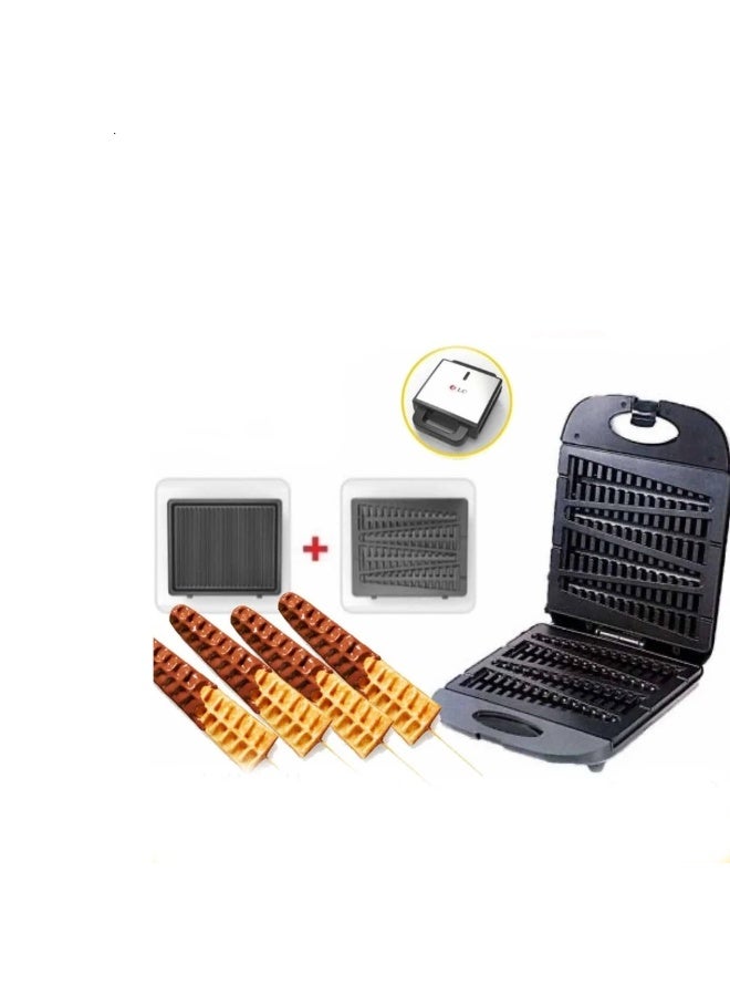 ال سي صانعة الوافل/الساندويتشات بقوة 1400 واط - Image 2