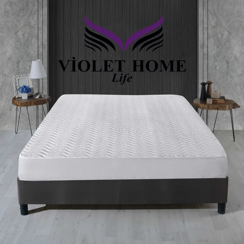 فيوليت لايف Quilted Fitted Liquid Proof Mattress Protector Baby Mattresses