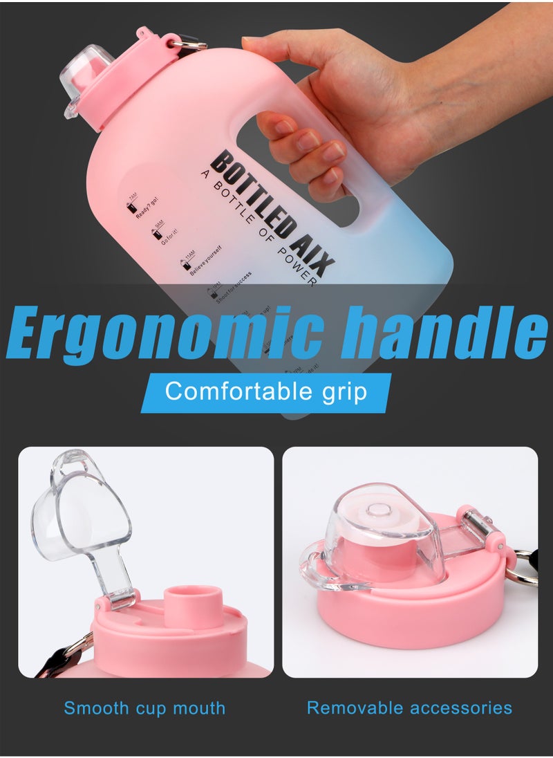 HomarKet - Sports Water Bottle Large 2 Litre BPA-Free Drinking Big Jug for Outdoor Training Bodybuilding Gym Camping and More - Image 1