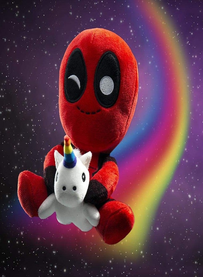 Deadpool مارفل ديدبول يركب يونيكورن محشو - Image 3