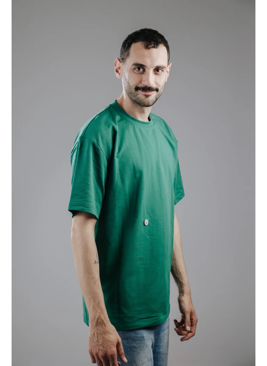 Snugface Snugface The Button Oversized Men's T-Shirts