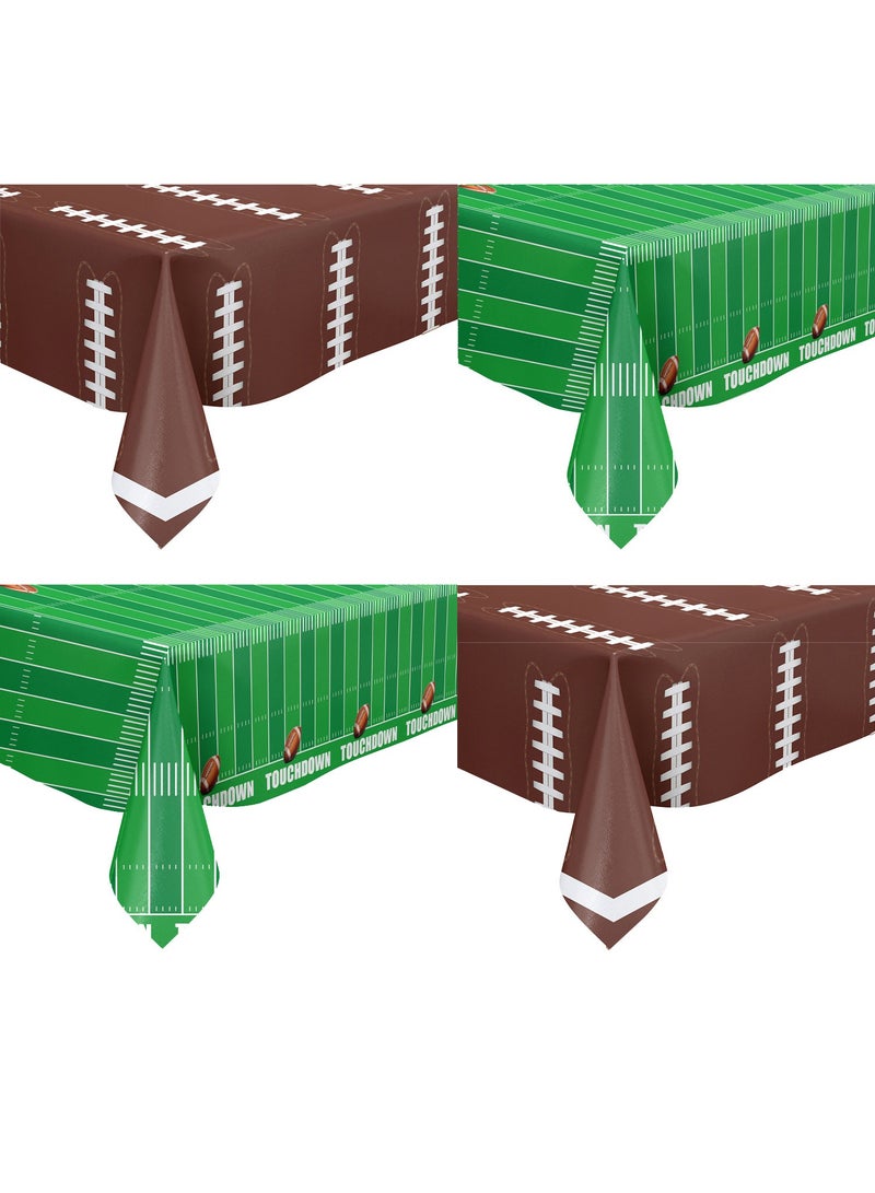 SUNYS Disposable Rugby Pattern Tablecloth - Waterproof, Soccer World Cup Theme, Birthday Party Decor - 274cm x 137cm - Image 3