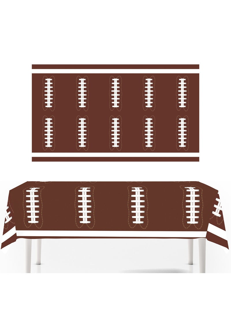 SUNYS Disposable Rugby Pattern Tablecloth - Waterproof, Soccer World Cup Theme, Birthday Party Decor - 274cm x 137cm - Image 4