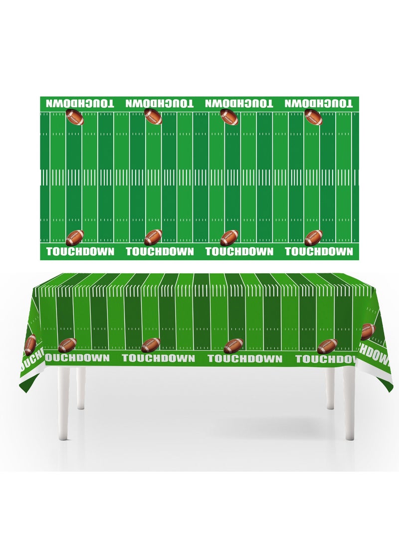 SUNYS Disposable Rugby Pattern Tablecloth - Waterproof, Soccer World Cup Theme, Birthday Party Decor - 274cm x 137cm - Image 5