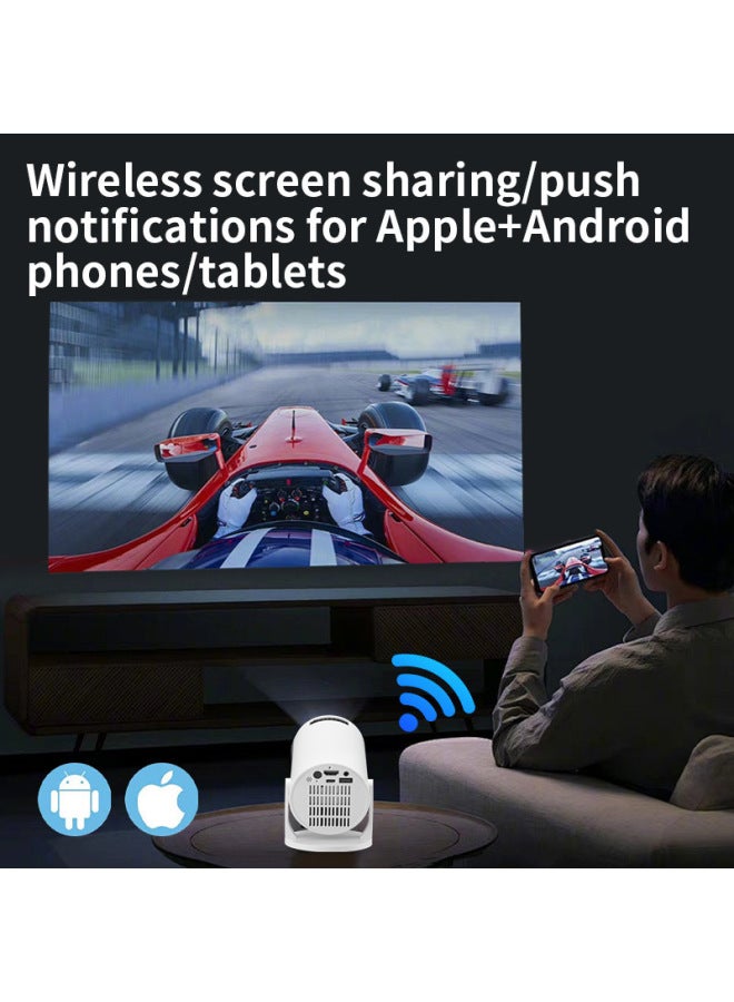 Mini Projector For Home Use, Wall Projection In Bedroom, Wireless Screen Projection, Wifi Support, 1080p Portable Projector - Image 3
