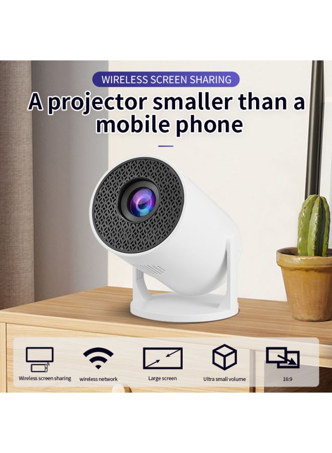 Mini Projector For Home Use, Wall Projection In Bedroom, Wireless Screen Projection, Wifi Support, 1080p Portable Projector - Image 2