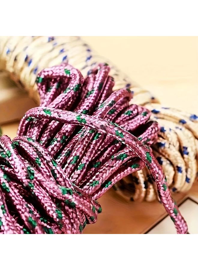 Versatile Nylon Rope 196.85 Inch Random Color For Camping Laundry Clotheslines And Secure Binding - Image 2