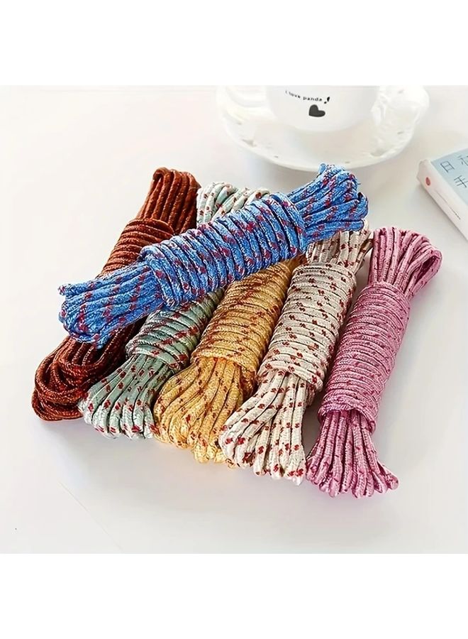 Versatile Nylon Rope 196.85 Inch Random Color For Camping Laundry Clotheslines And Secure Binding - Image 3