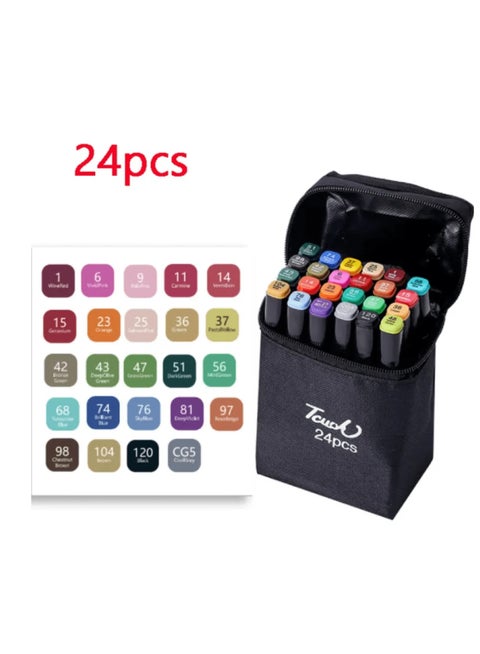 SET Touch Pens 24 Pcs Markers 24 Different Colors Double Tip