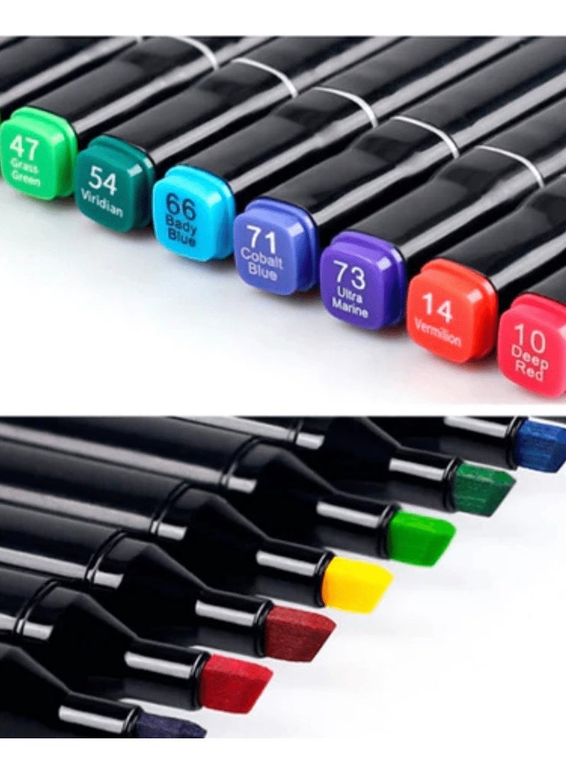 Touch SET Touch Pens 24 Pcs Markers 24 Different Colors Double Tip - Image 4