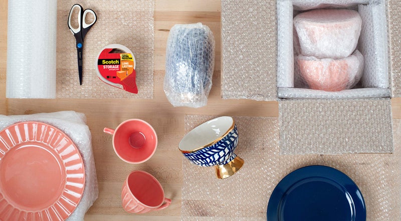 Scotch Long Lasting Storage Packaging Tape, 1.88" x 54.6 yd, Designed for Storage and Packing, Stays Sealed in Weather Extremes, 3" Core, Clear, 4 Rolls (3650-4) - Image 5