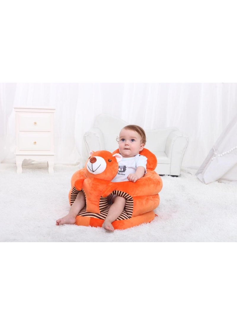 BABY SHINE Baby Support Sofa Chair, Toddler Sitting Chair Sofa Infant Floor Sitting Seat Sofa Baby Sit Up Chair Back Head Protector Soft Plush Keep Sitting Posture for Toddler  - Image 4