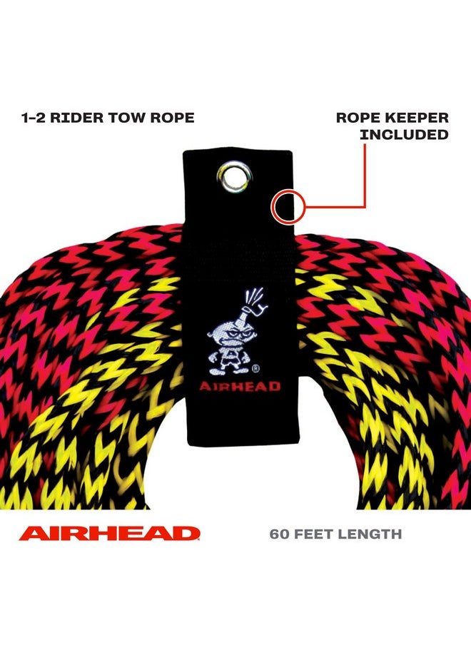 Airhead 2 Section Tow Rope For 1 2 Rider Towable Tubes 60 Feet  - Image 3