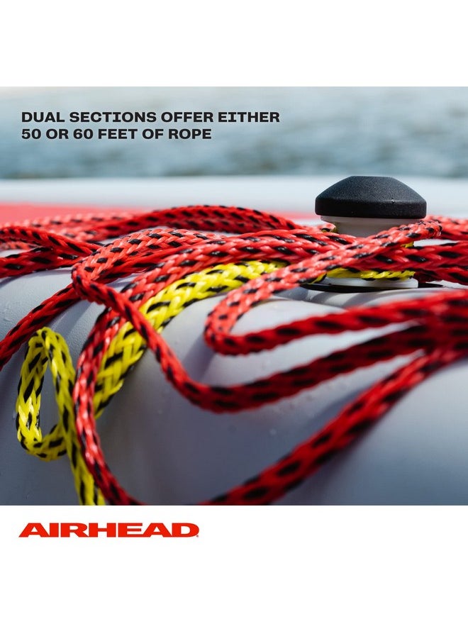 Airhead 2 Section Tow Rope For 1 2 Rider Towable Tubes 60 Feet  - Image 4