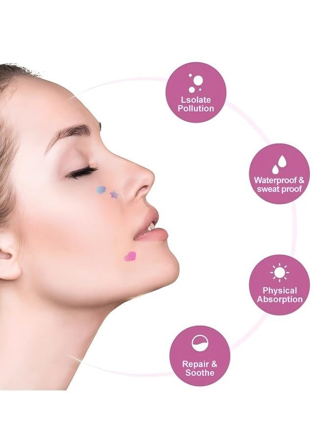 اكني باتش 60 قطعة من رقعة حب الشباب، رقعة حب الشباب العشبية الطازجة، رقعة حب الشباب المقاومة للماء والقابلة للتنفس للرؤوس السوداء والرؤوس البيضاء والرؤوس السوداء المغلقة - Image 4