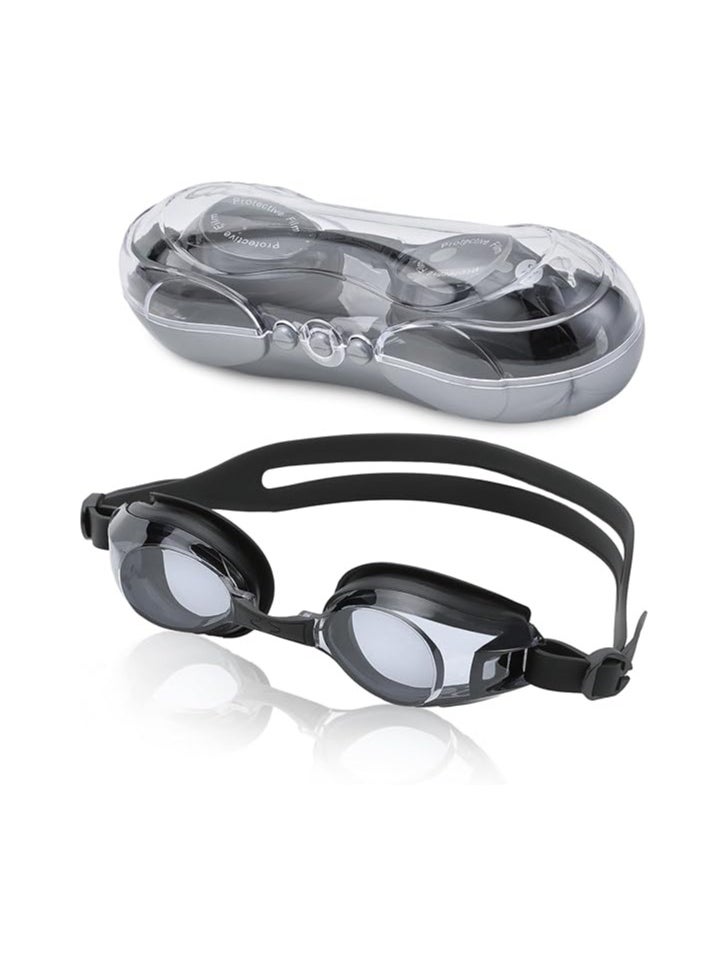 MUMS PLANET "Explore the depths of the water with clarity and confidence: Swimming goggles specially designed for water adventure enthusiasts. Waterproof swim goggles with an adjustable strap, suitable for women, men, teens, children, and professional athletes. Perfect for swimming, surfing, diving, and training."  - Image 1
