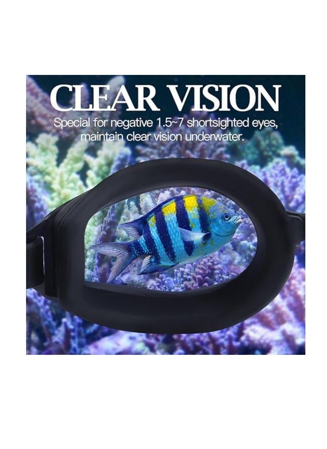MUMS PLANET "Explore the depths of the water with clarity and confidence: Swimming goggles specially designed for water adventure enthusiasts. Waterproof swim goggles with an adjustable strap, suitable for women, men, teens, children, and professional athletes. Perfect for swimming, surfing, diving, and training."  - Image 3