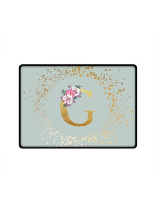 Designer Gaming Mouse Pad Anti-Skid Mousepad Large Keyboard Mouse Pad Desk Mat Custom Monogram Initial Letter Floral Pattern Alphabet - G(Light Grey) - pzsku/Z19794C2A21E3B10BAE29Z/45/_/1696070508/e1e3b3c8-b7b9-4811-8a1d-9581980e85a4