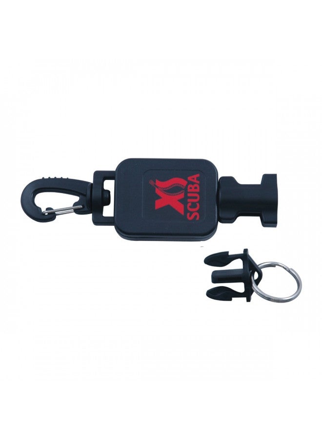 XS SCUBA Mini Retractor Built In Quick Release 25 Inch Extension