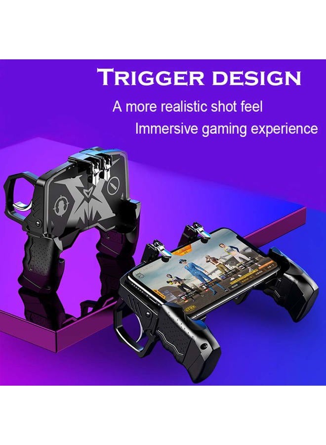 GOFOYO K21 Mobile Game Controller for PUBG,aim Trigger Fire Buttons L1R1 Shooter Sensitive Joystick,Gamepad for 4.7-6.5 iOS & Android Phone - Image 2