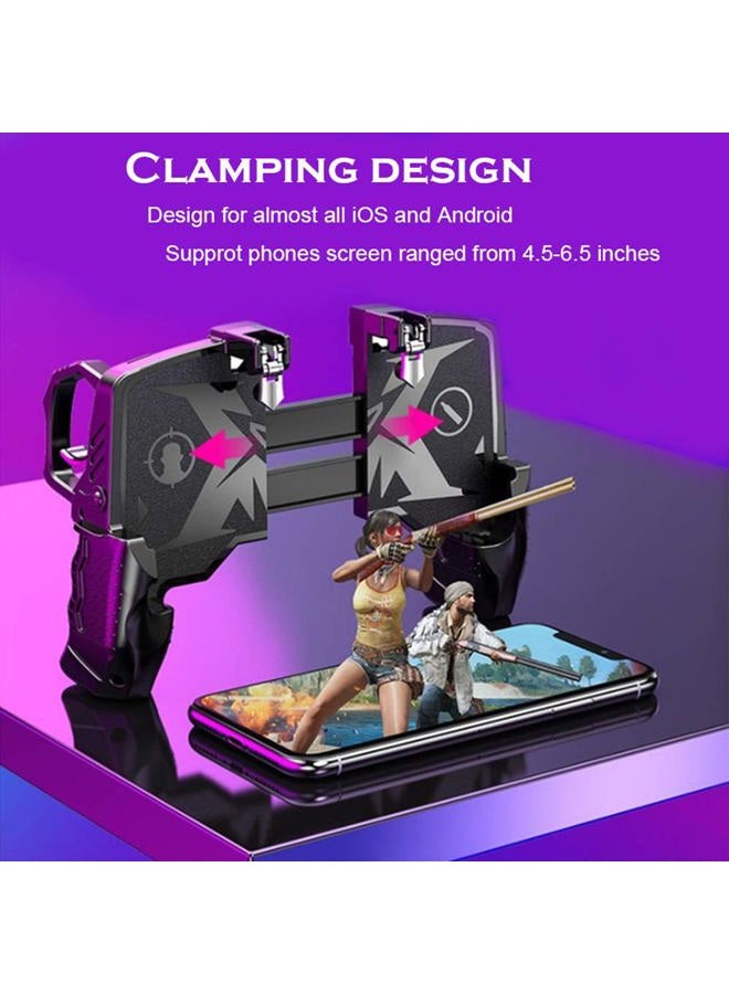 GOFOYO K21 Mobile Game Controller for PUBG,aim Trigger Fire Buttons L1R1 Shooter Sensitive Joystick,Gamepad for 4.7-6.5 iOS & Android Phone - Image 3