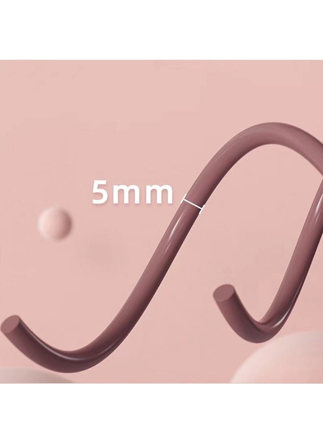 ZHONGOU - Skipping Ropes Fitness Jump Rope Specialized Exercise Simple Fat Loss Racing Rope-Pink - Image 1