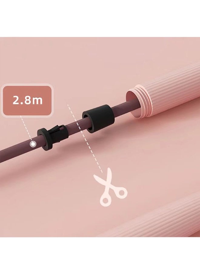 ZHONGOU - Skipping Ropes Fitness Jump Rope Specialized Exercise Simple Fat Loss Racing Rope-Pink - Image 1