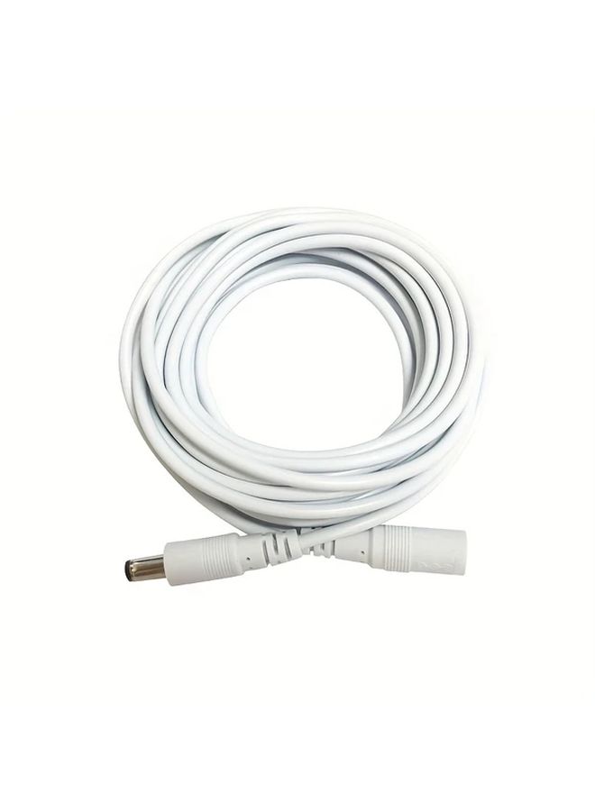 Durable Coiled DC Power Extension Cable 12V Female to Male 500cm For CCTV DVR - Image 1