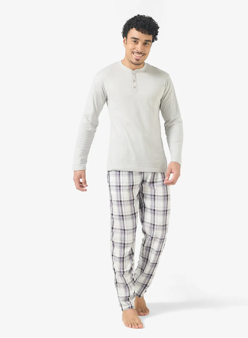 Robert Wood  Nightwear T-Shirt & Pants Set for Men | Best Price UAE