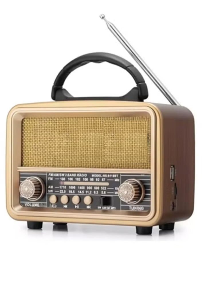 Rechargeable wireless radio, classic FM radio - Image 1