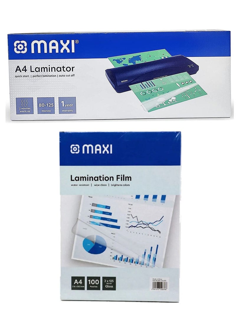 Maxi آلة تغليف ورق بحجم A4 مع عبوة من 100 كيس - Image 1