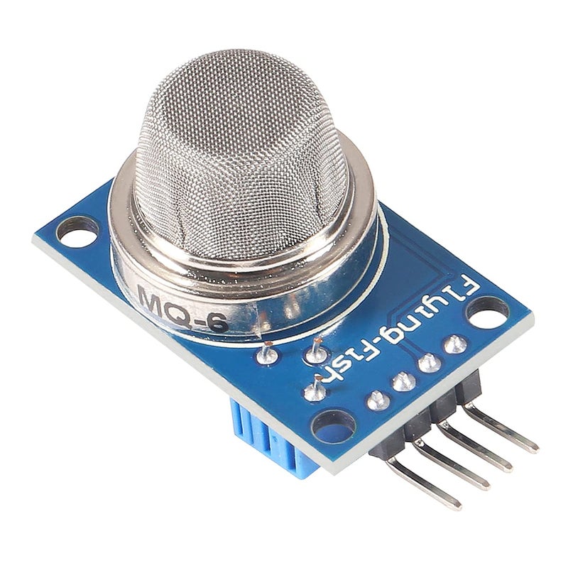 ACEIRMC 5pcs MQ-6 LPG Gas Sensor Module Liquefied Propane Iso-Butane Butane Combustible Gas Detection Sensor for Arduino Raspberry Pi ESP8266 MQ2 5V DC (MQ-6) - Image 3