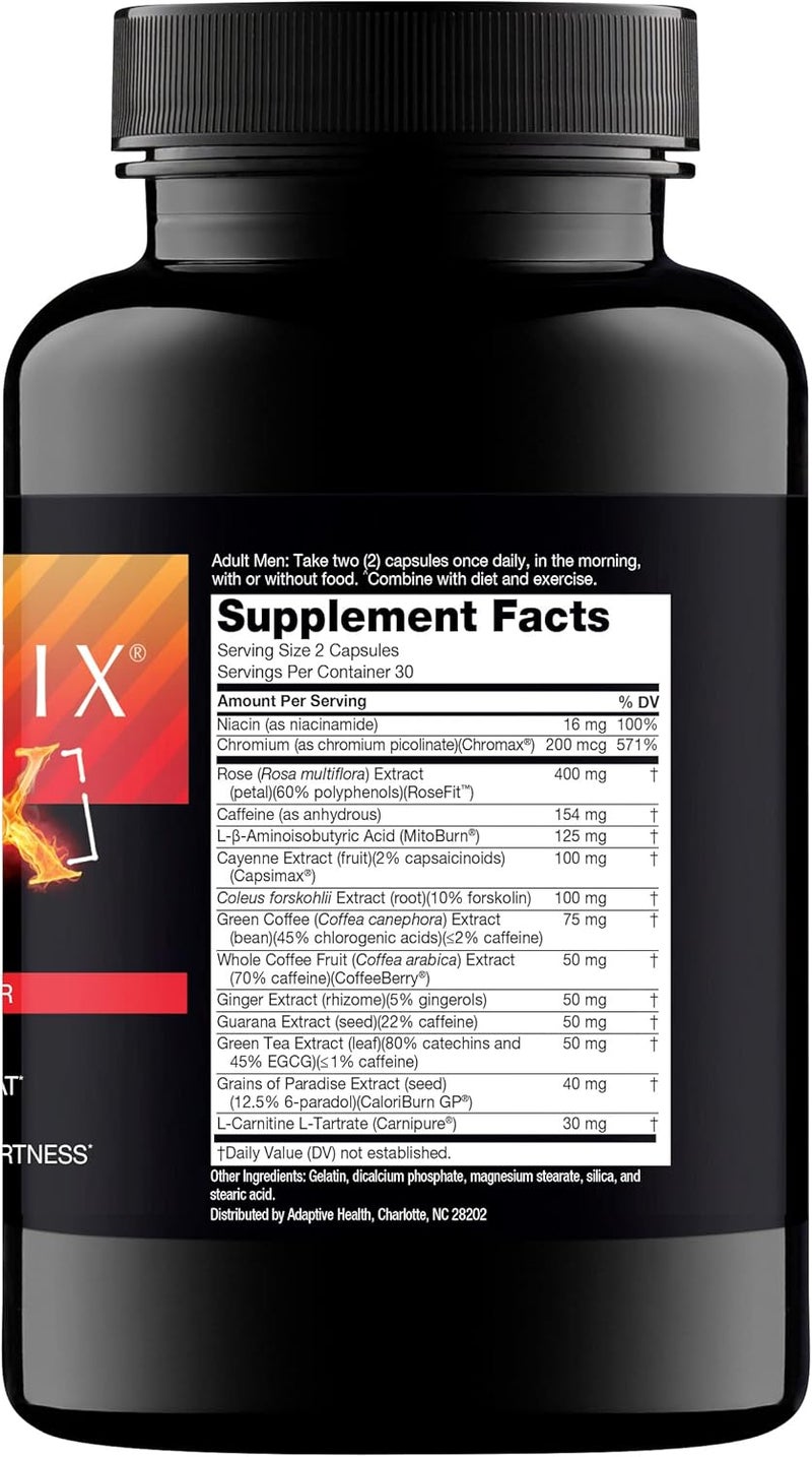 Nugenix ThermoX Thermogenic Fat Burner Supplement for Men Extreme Metabolic Accelerator 60 Count - Image 3
