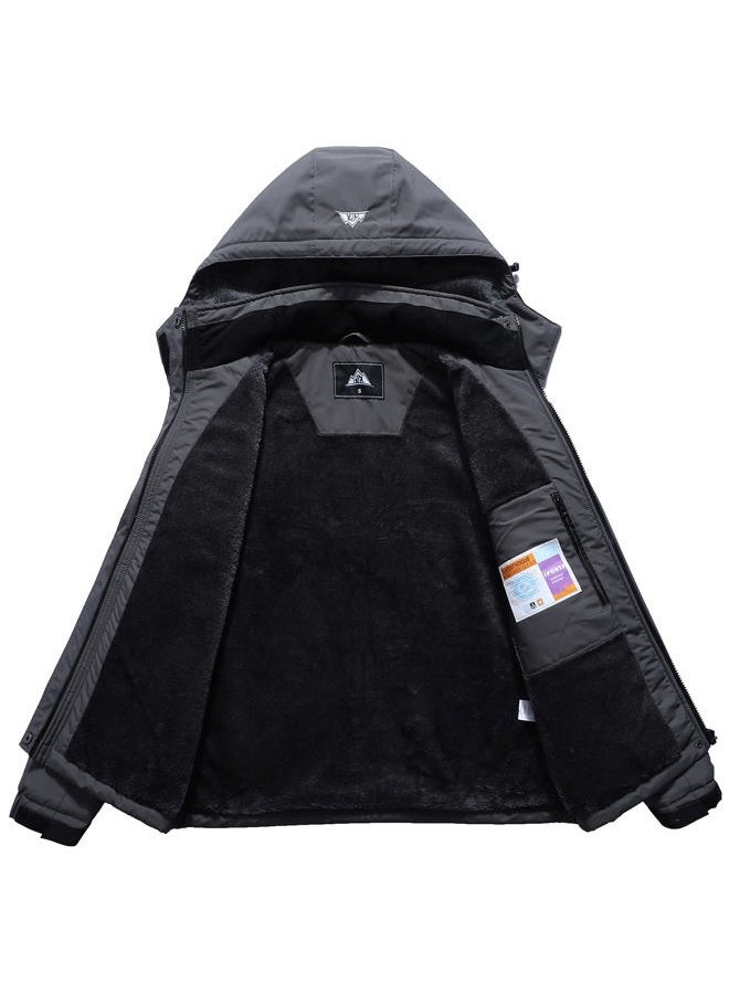 MOERDENG Women's Waterproof Ski Jacket Warm Winter Coat Outdoor Windbreaker Hiking Snowboarding Jacket - Image 3