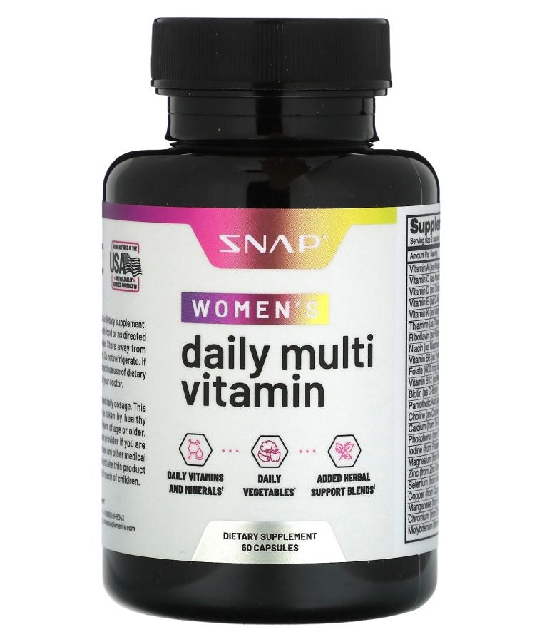 SNAP SUPPLEMENTS Women's Daily Multi Vitamin 60 Capsules