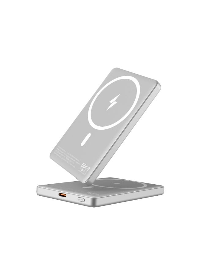 OALE iMagsafe Slim 5000mAh Magnetic Wireless Power Bank 20W PD Fast Charger for iPhone - Image 5