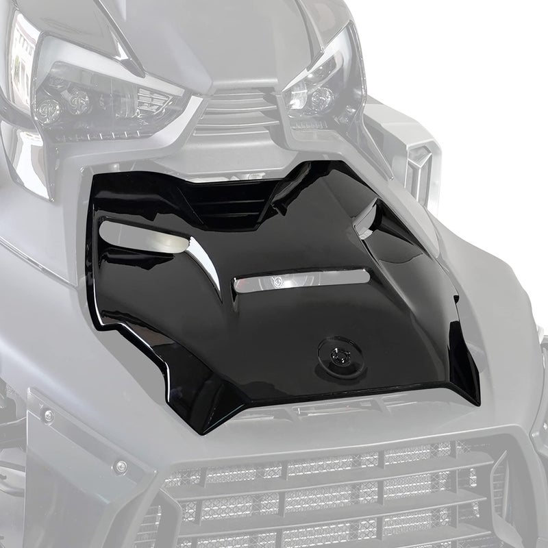 لوحة غطاء SAUTVS الملحمية لسيارة CanAm Ryker باللون الأسود اللامع مع فتحة غطاء توربو ملحمية لسيارة CanAm Ryker 600 900 إصدار Rally 2019-2025 ملحقات 1PC استبدال 219400877