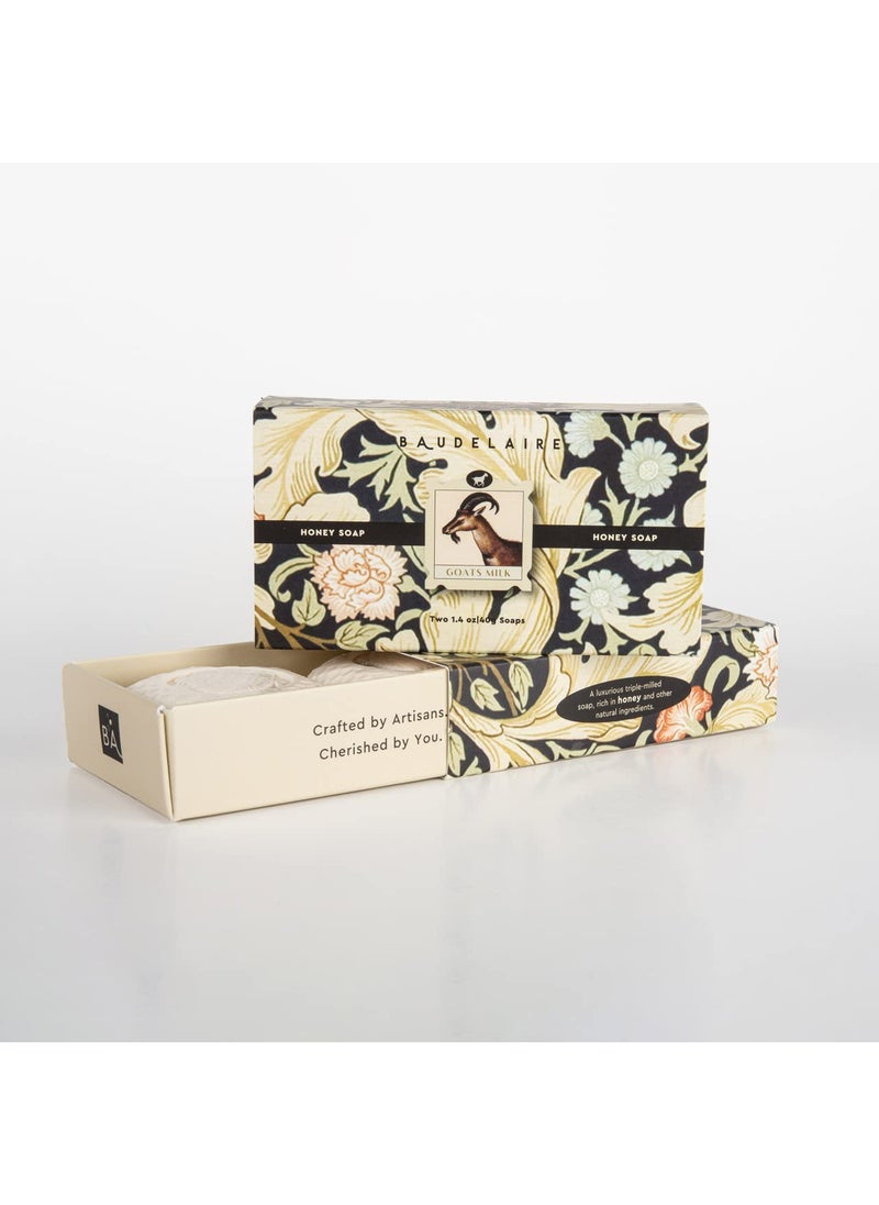 Baudelaire - Baudelaire Honey and Calendula Bar Soap 14 Ounce Set of 2 - Image 1