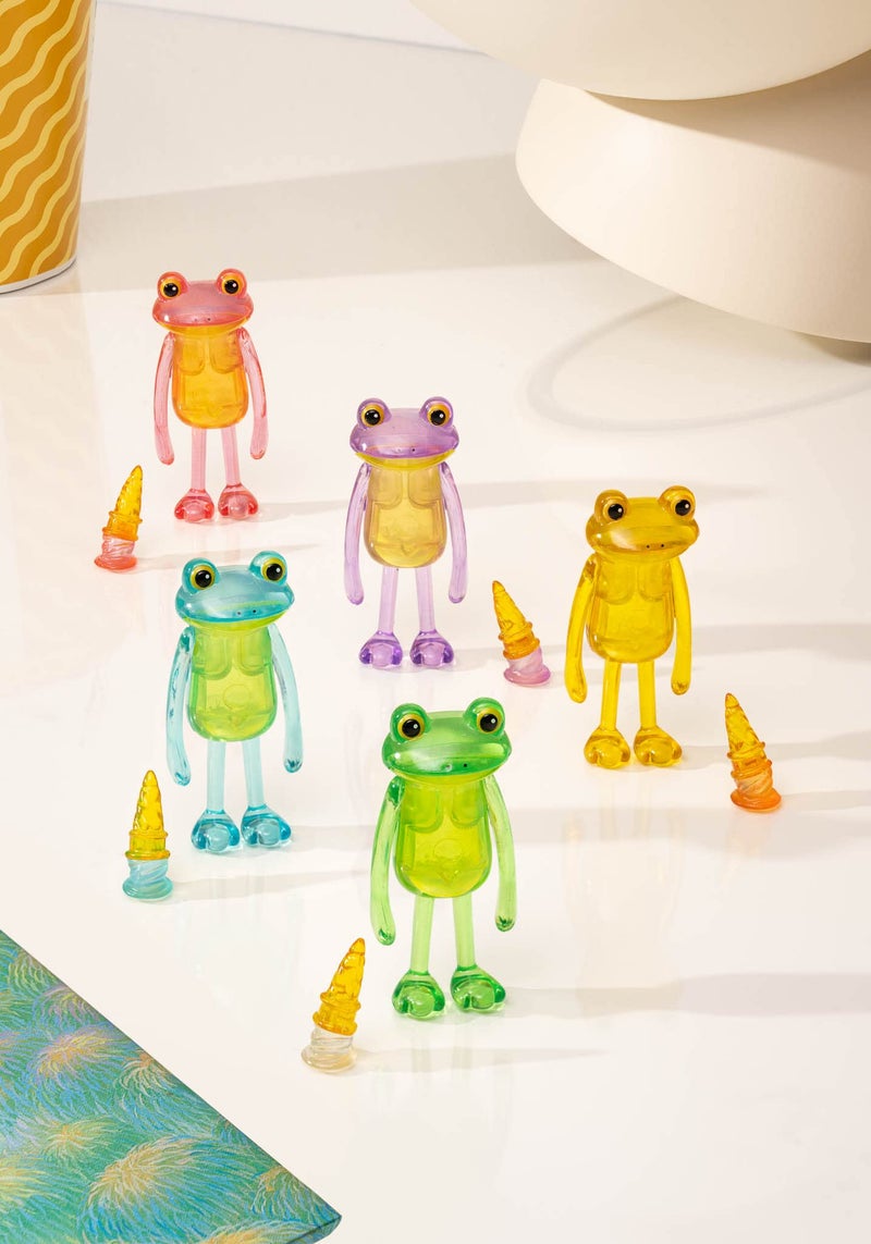 Qualia Tokyo Ice Cream Drop Acrylic Frog Mini Figure Blind Box - Includes 1 of 6 Collectable Figurines - Authentic Japanese Design - Made from Durable Plastic - Image 2