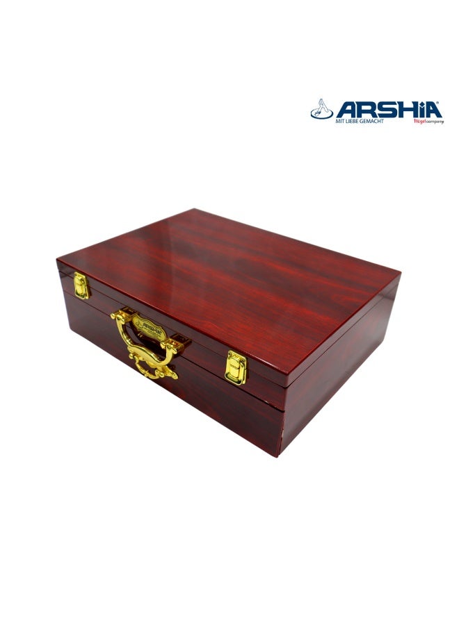 آرشيا طقم معالق ارشيا 86 قطعه الماني اصلي ذهب TM478GS-2647 - Image 3