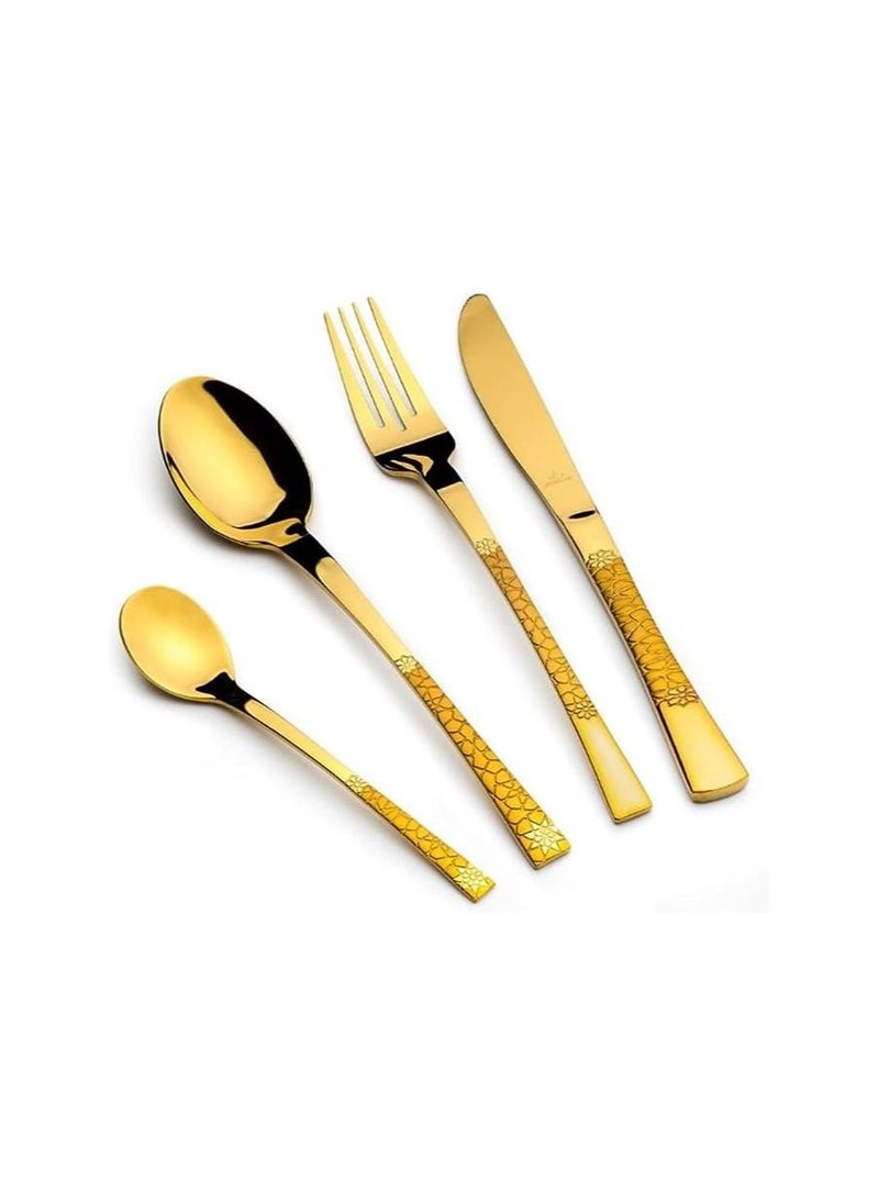 Arshia - Archia spoon set 86 pieces, original German, gold, TM478GS-2647 - Image 1