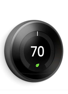 Nest Nest Learning UG-T3016US 3rd Gen Thermostat - Carbon Black  - Image 1