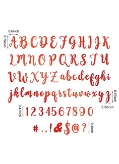 Patelai 70 Pieces Alphabet Dies For Card Making Number Cutting Dies 26 Letters Metal Embossing Stencil Template With Punctuation For Diy Christmas Card Photo Album Scrapbooking Paper Crafts Supplies  - Image 2
